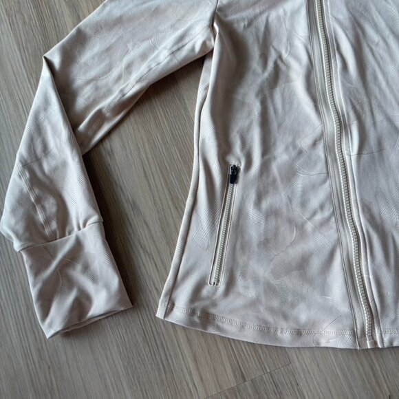 Zyia Moab Form Zipper Jacket Beige Pattern Large - Picture 2 of 8